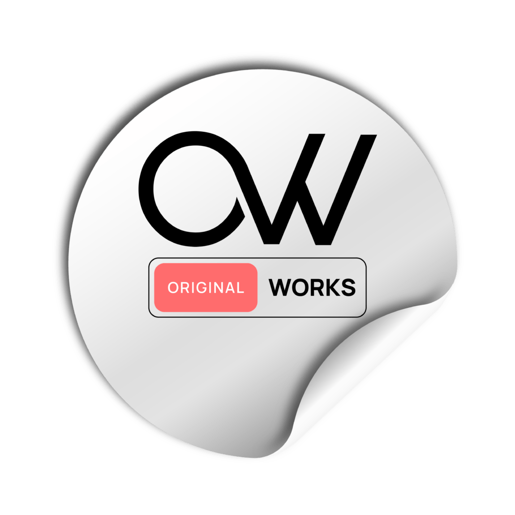 Original Works Digital Agency, Ow Sticker Logo, Dijital Pazarlama, Rakip Ve Trend Analiz Danışmanlığı, Seo (Arama Motoru Optimizasyonu), Web Tasarımı Ve Geliştirme, Yapay Zeka Destekli Çözümler, Sosyal Medya Yönetimi